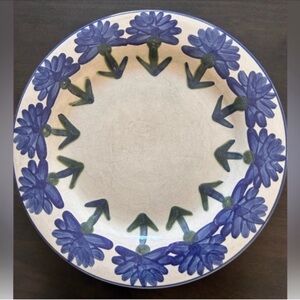 Louisville Stoneware Collection 11” Dinner Plate- Bachelor Button pattern! $28